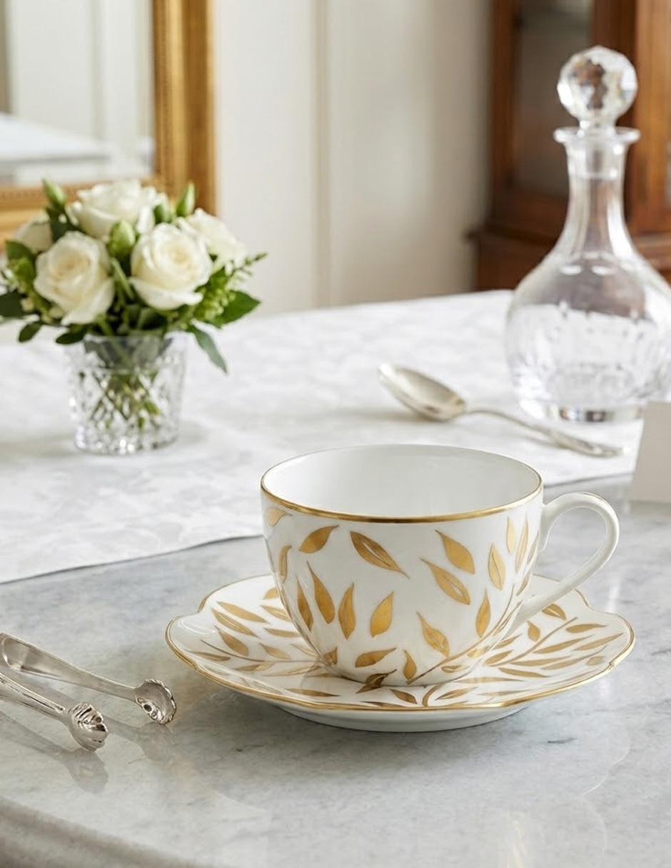 Set taza terno Olivier Gold 2 piezas Set taza terno Olivier Gold 2 piezas