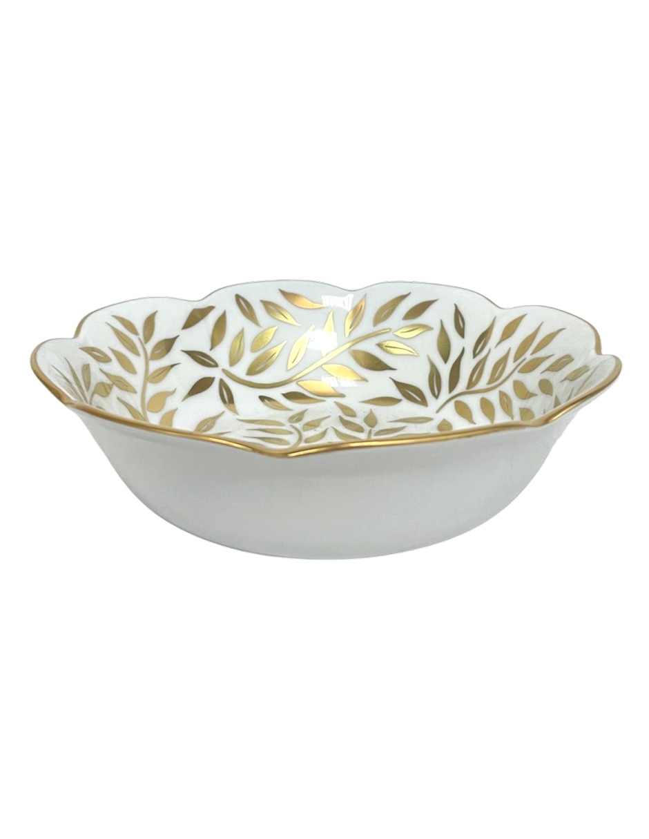 Plato sopa Royal Limoges Olivier Gold de porcelana