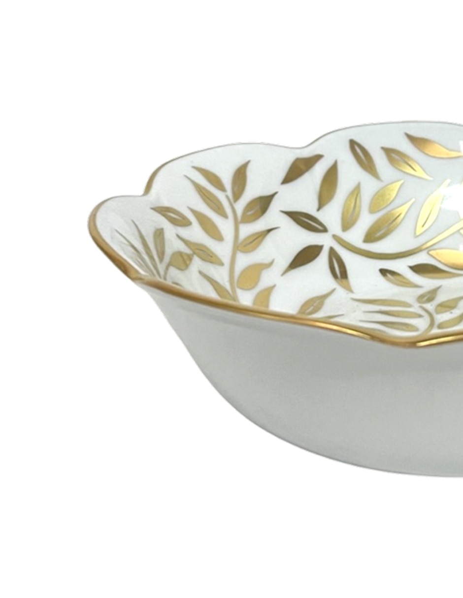 Plato sopa Royal Limoges Olivier Gold de porcelana