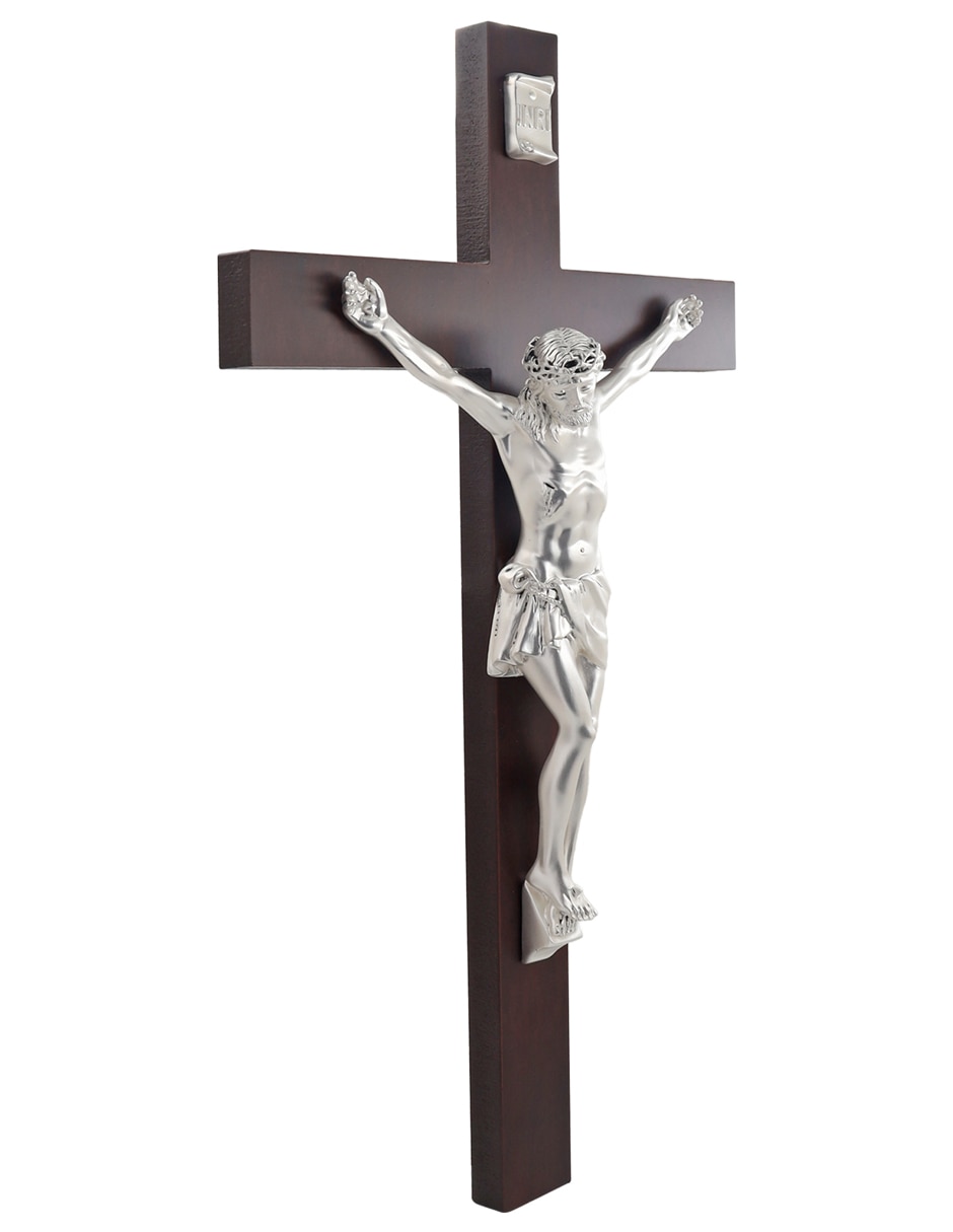 Figura decorativa de cruz ballesteros iconos de madera