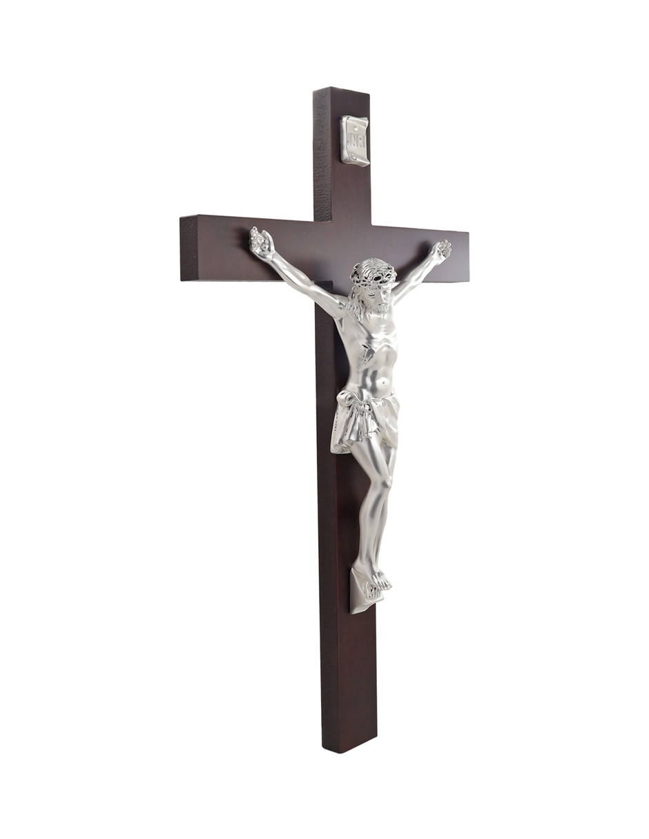 Figura decorativa de cruz ballesteros iconos de madera