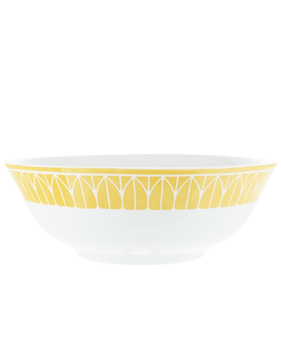 Ensaladera Christofle Malmaison Riviera de porcelana
