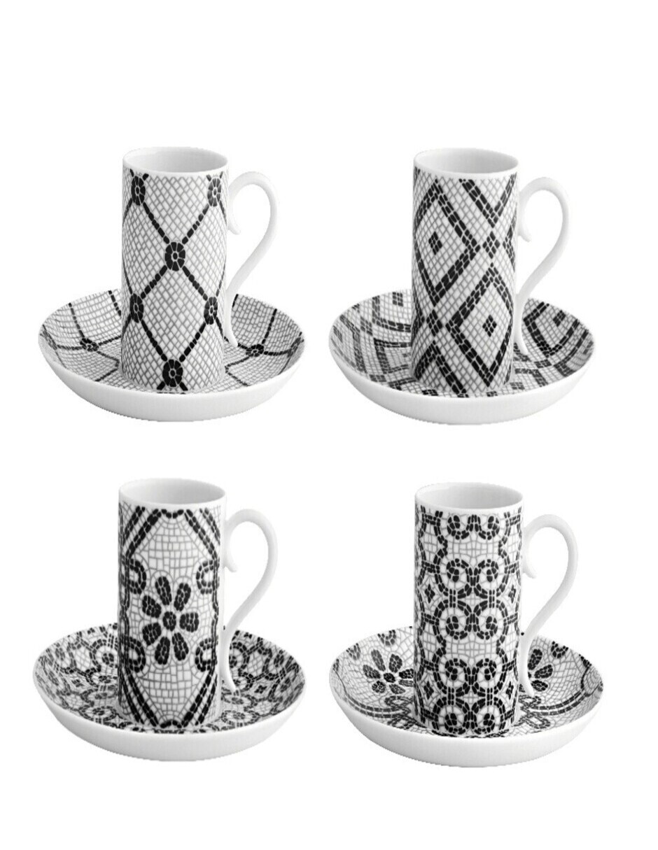 Set terno café clásico Portugal 4 piezas Set terno café clásico Portugal 4 piezas