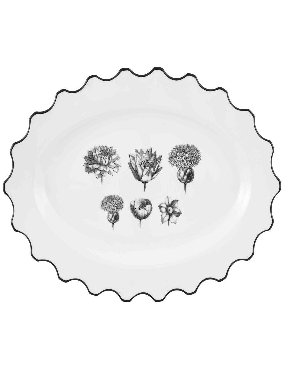 Platón de porcelana