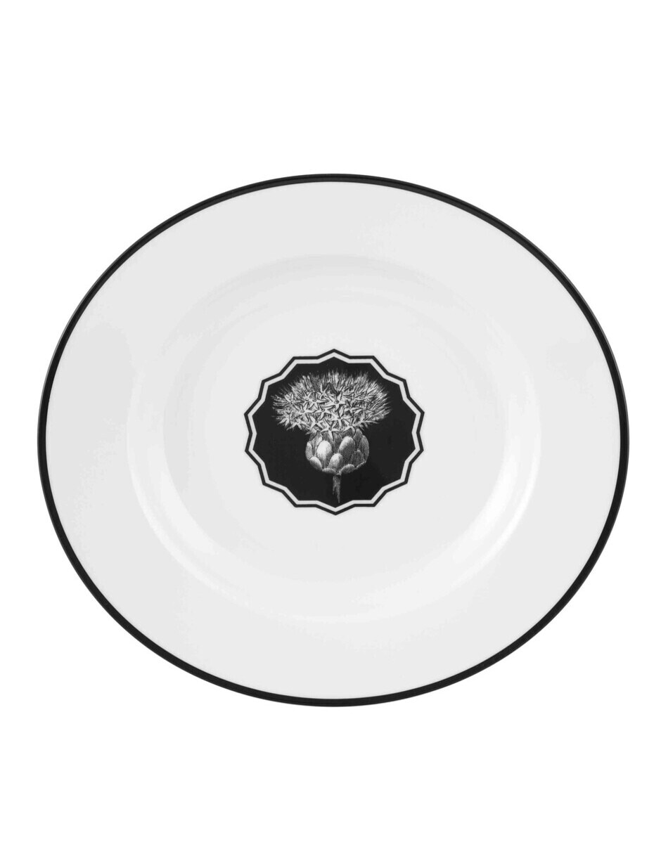 Plato sopa de porcelana