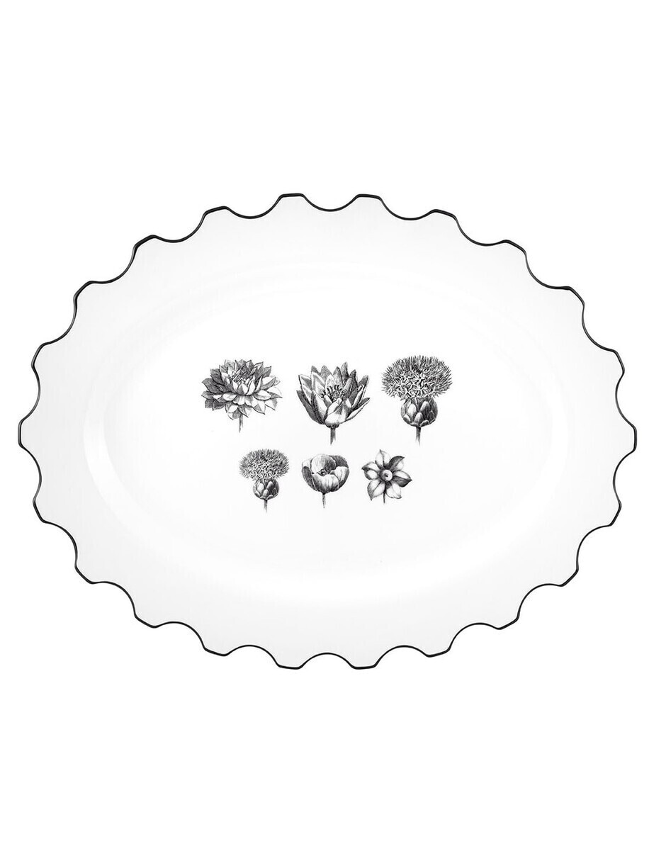 Platón de porcelana