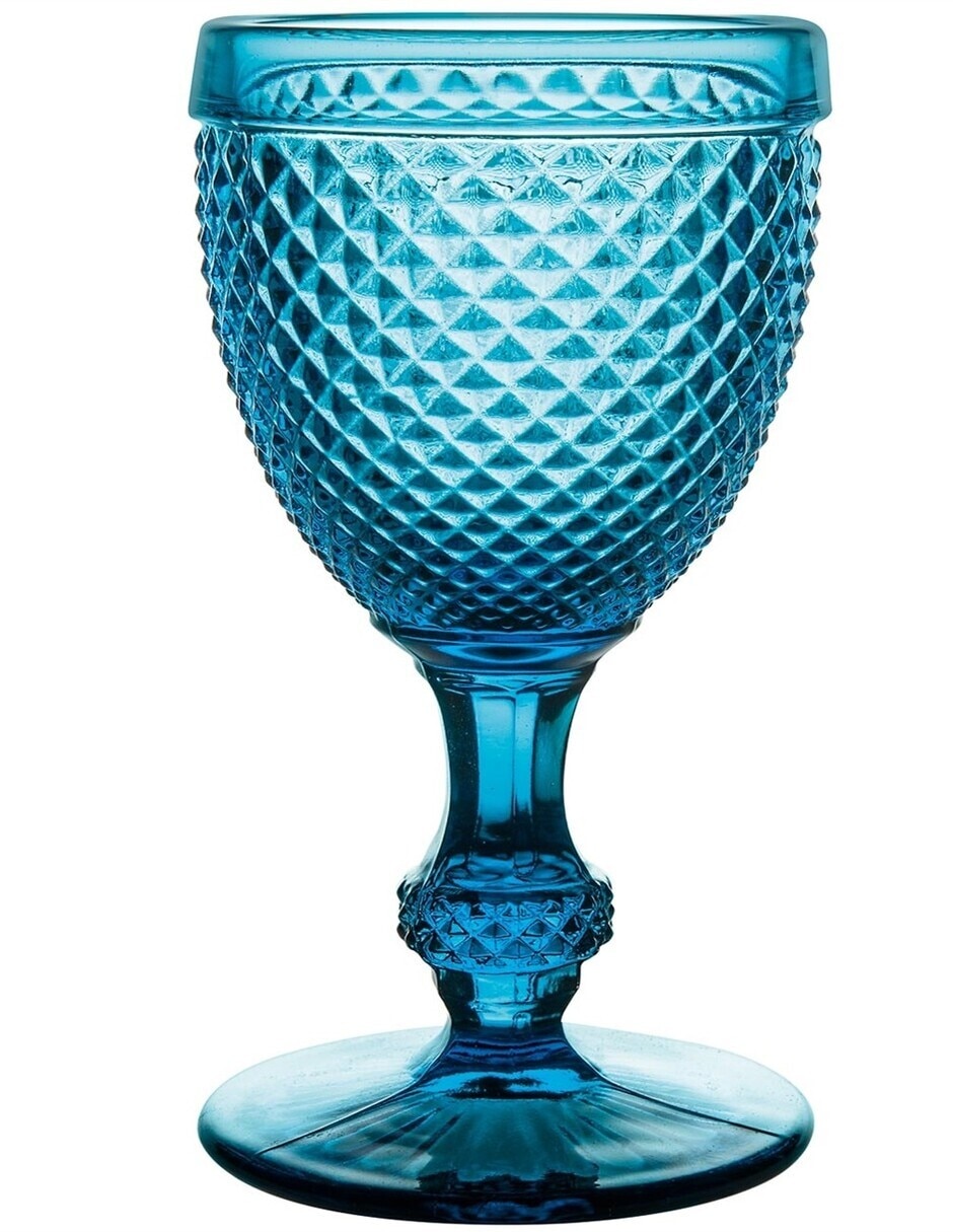 Set de copas para vino tinto de vidrio 4 piezas