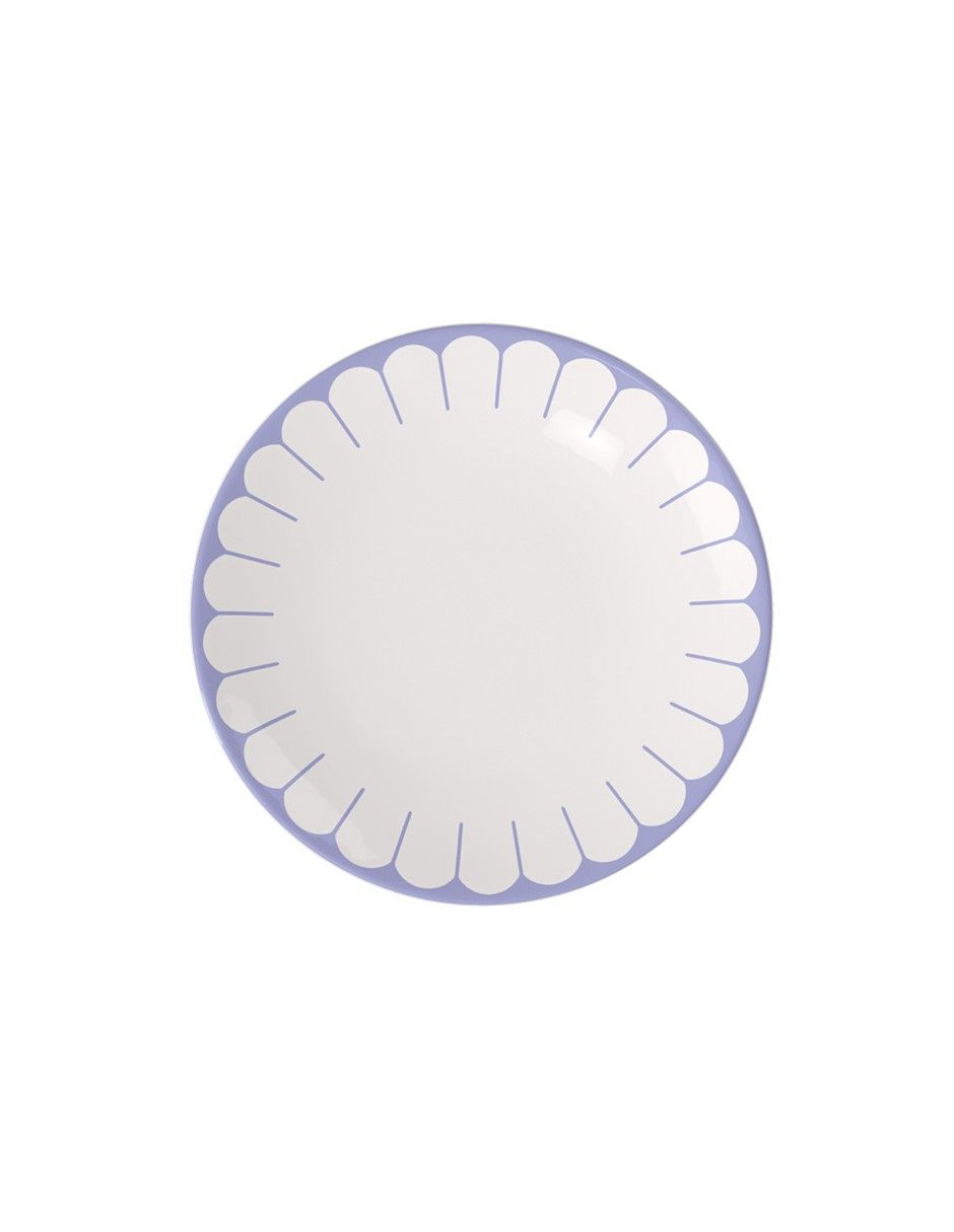 Plato trinche Villerroy & B Fleur Bleu de porcelana Plato trinche Villerroy & B Fleur Bleu de porcelana