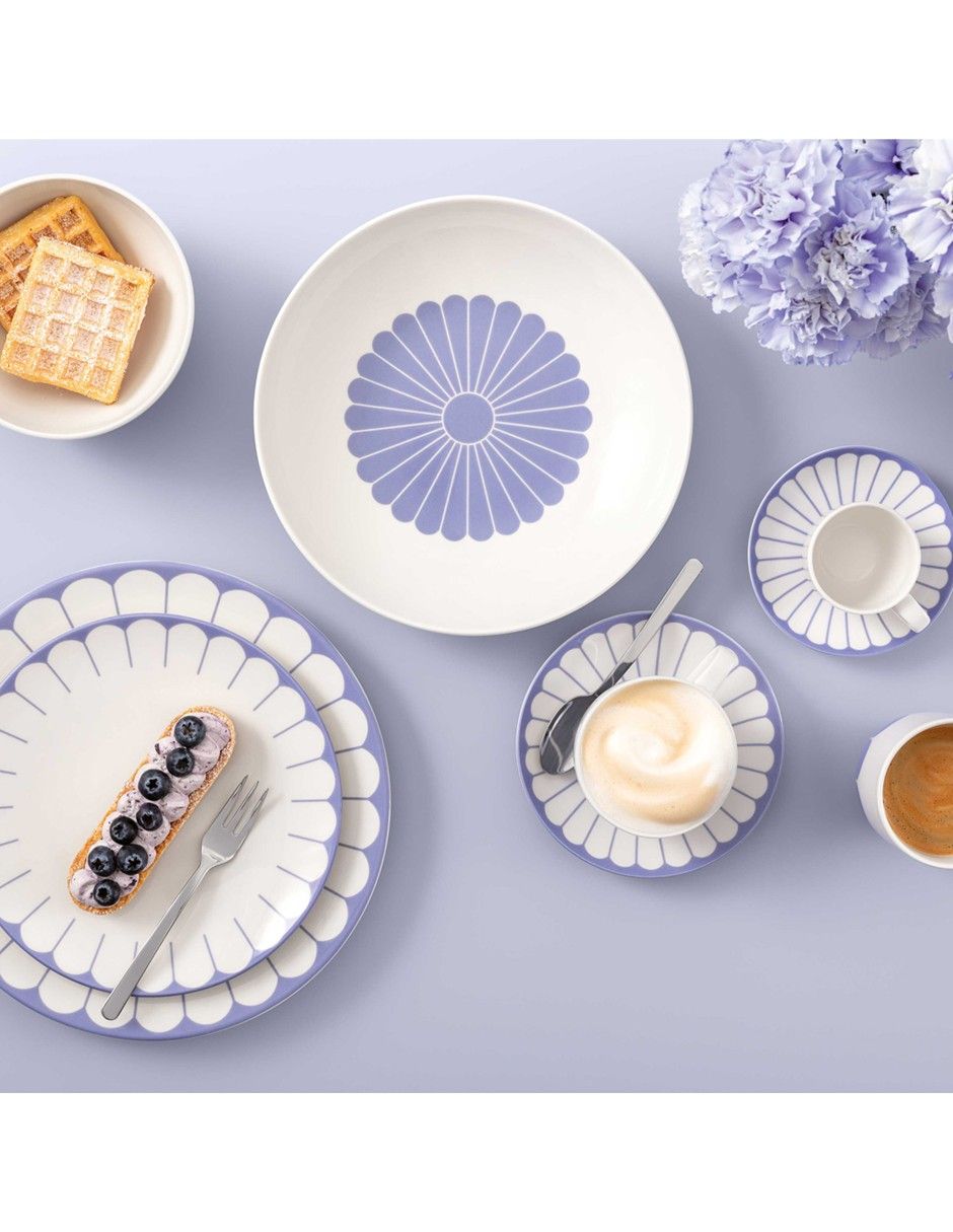Taza Espresso Villerroy & B Flor Fleur Bleu 2