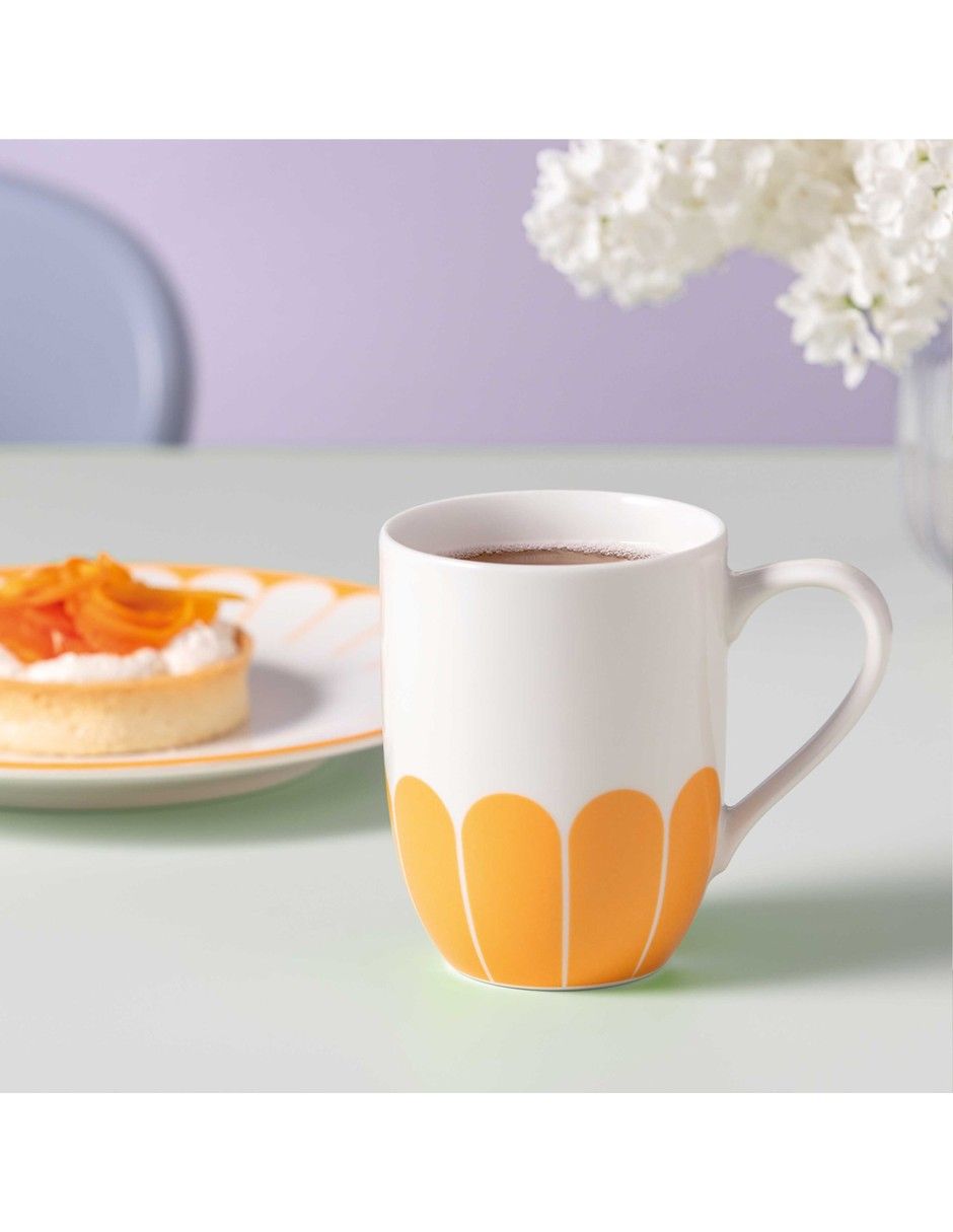 Taza Latte Villerroy & B Flor Fleur Bleu 2