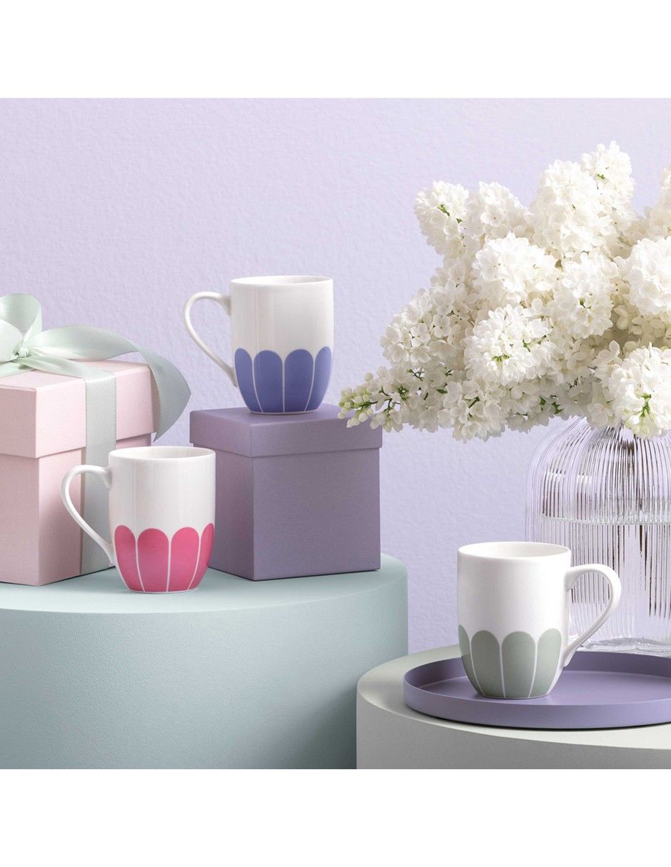 Taza latte Flor Fleur Bleu 2