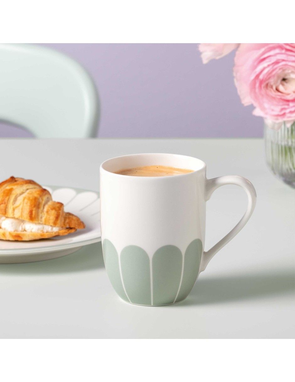 Taza Latte Villerroy & B Flor Fleur Bleu 2