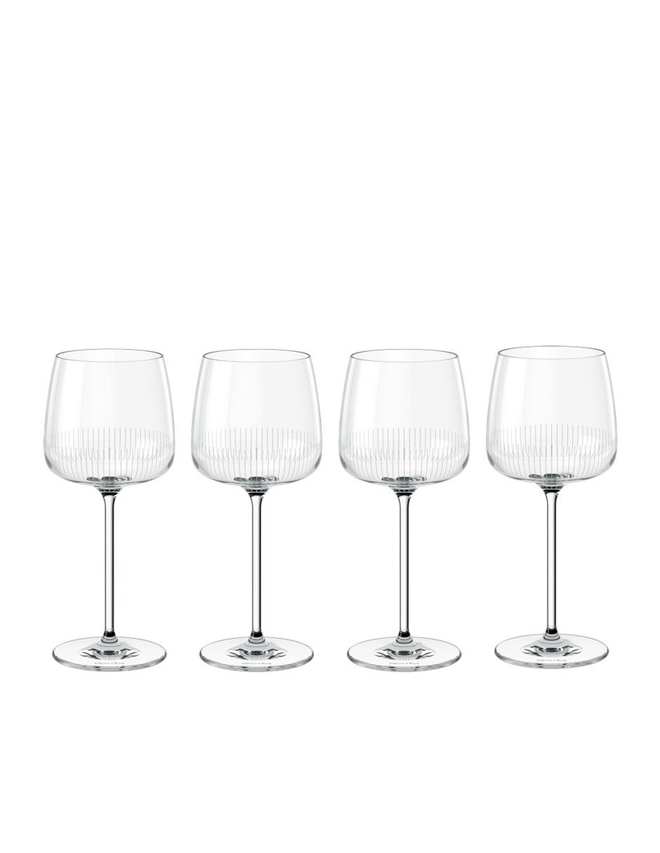 Set de copas para Vino tinto Villeroy & B Afina de Cristal 4 piezas