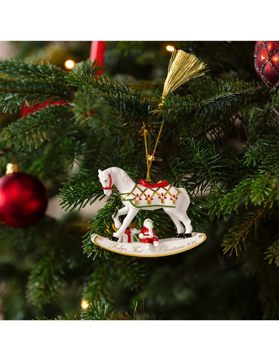Ornamento navidad caballo villeroy & b christmas classics 2