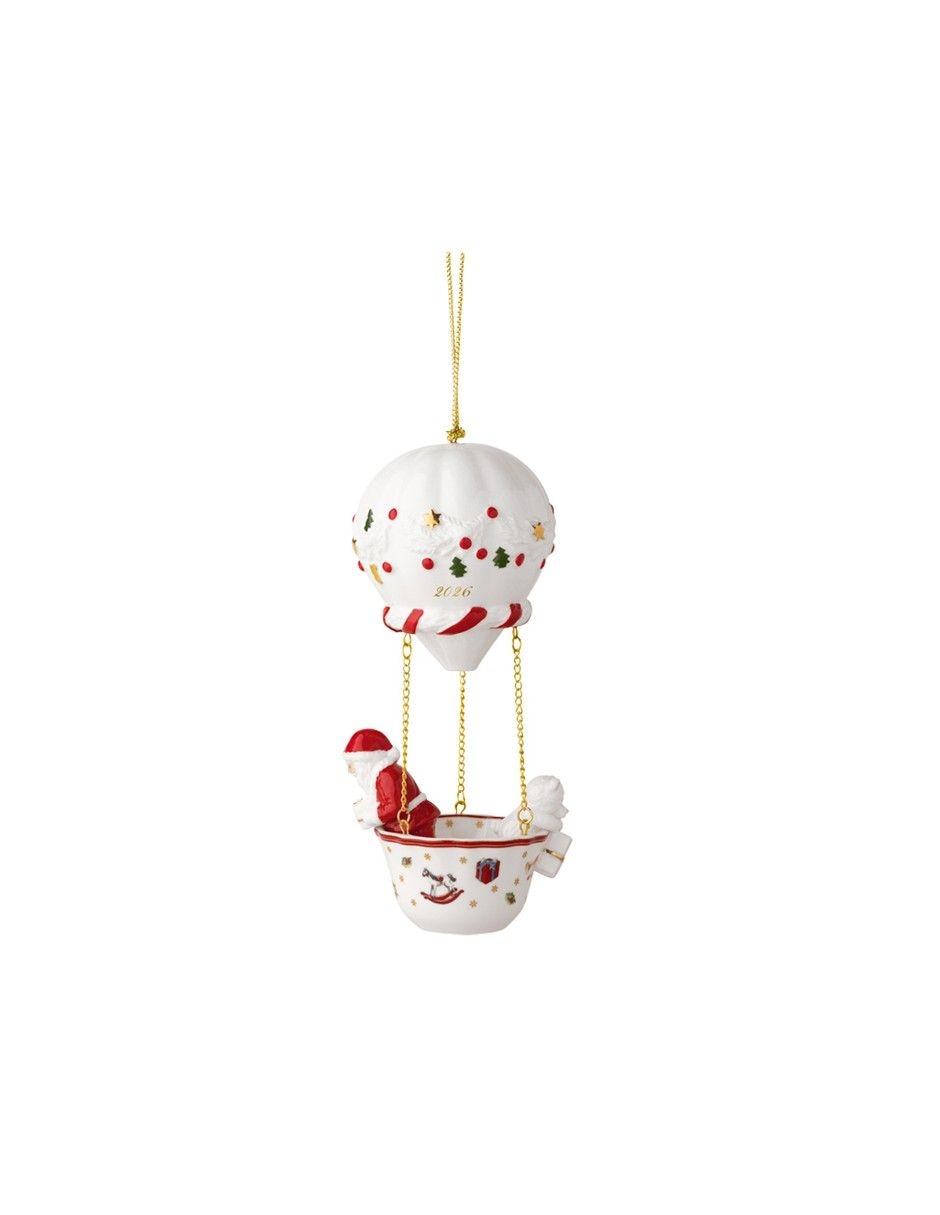 Ornamento navidad globo aerostático villeroy & b christmas classics