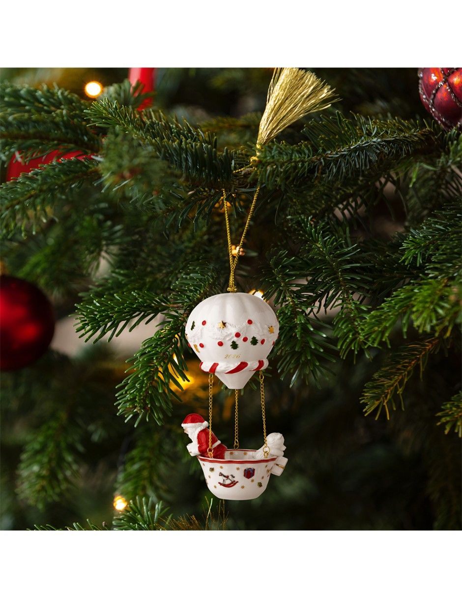 Ornamento navidad globo aerostático villeroy & b christmas classics