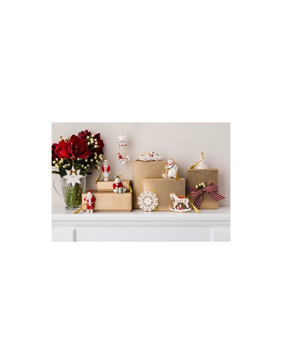 Ornamento navidad snowflake villeroy & b christmas classics 4