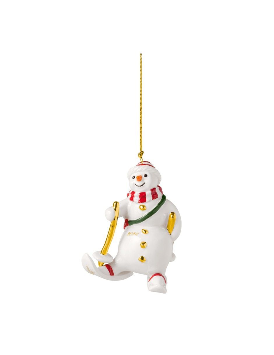 Ornamento navidad snowman villeroy & b christmas classics