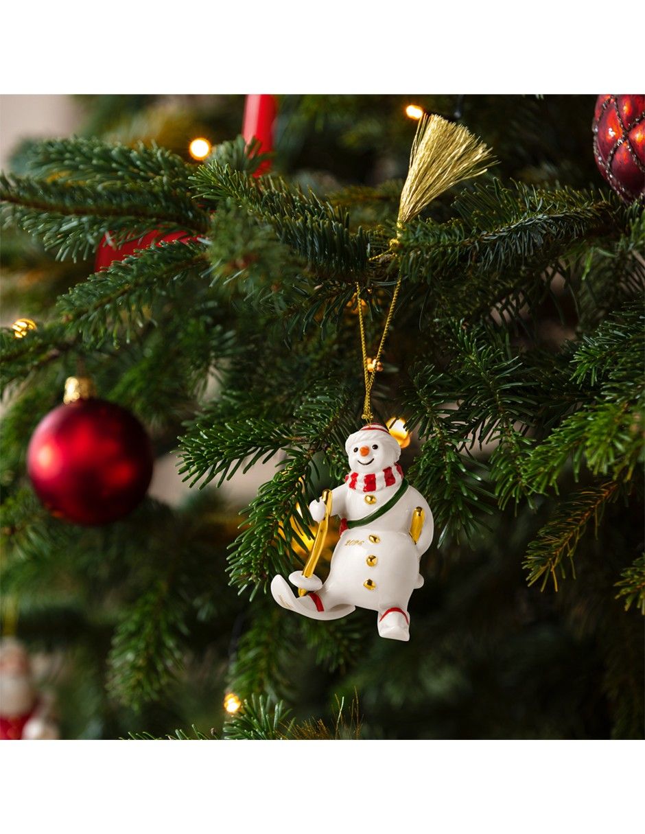 Ornamento navidad snowman villeroy & b christmas classics 2