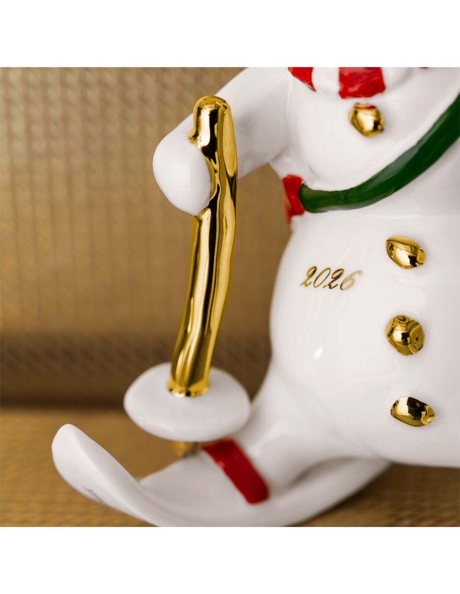 Ornamento navidad snowman villeroy & b christmas classics 4