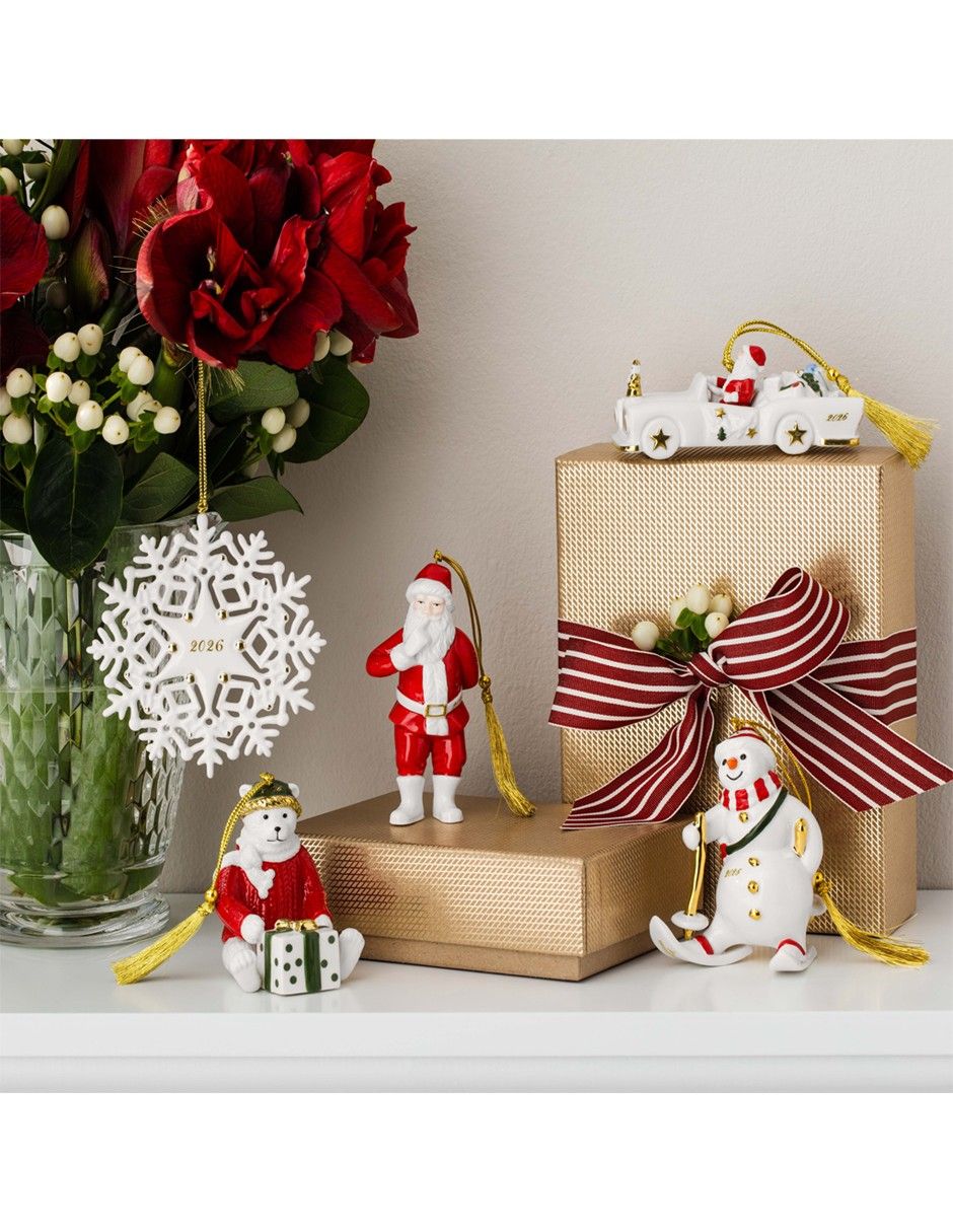Ornamento navidad snowman villeroy & b christmas classics 5