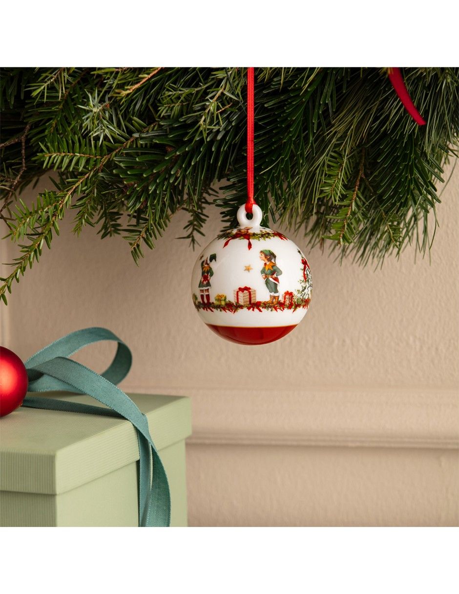 Ornamento navidad esfera villeroy & b annual christmas edition 2