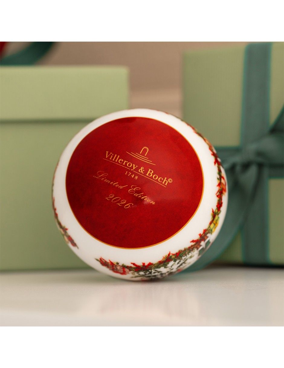 Ornamento navidad esfera villeroy & b annual christmas edition 3