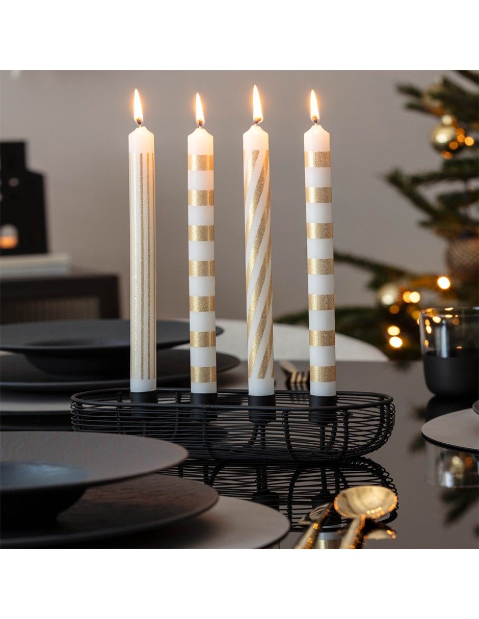 Corona de adviento villeroy & b christmas chic 3