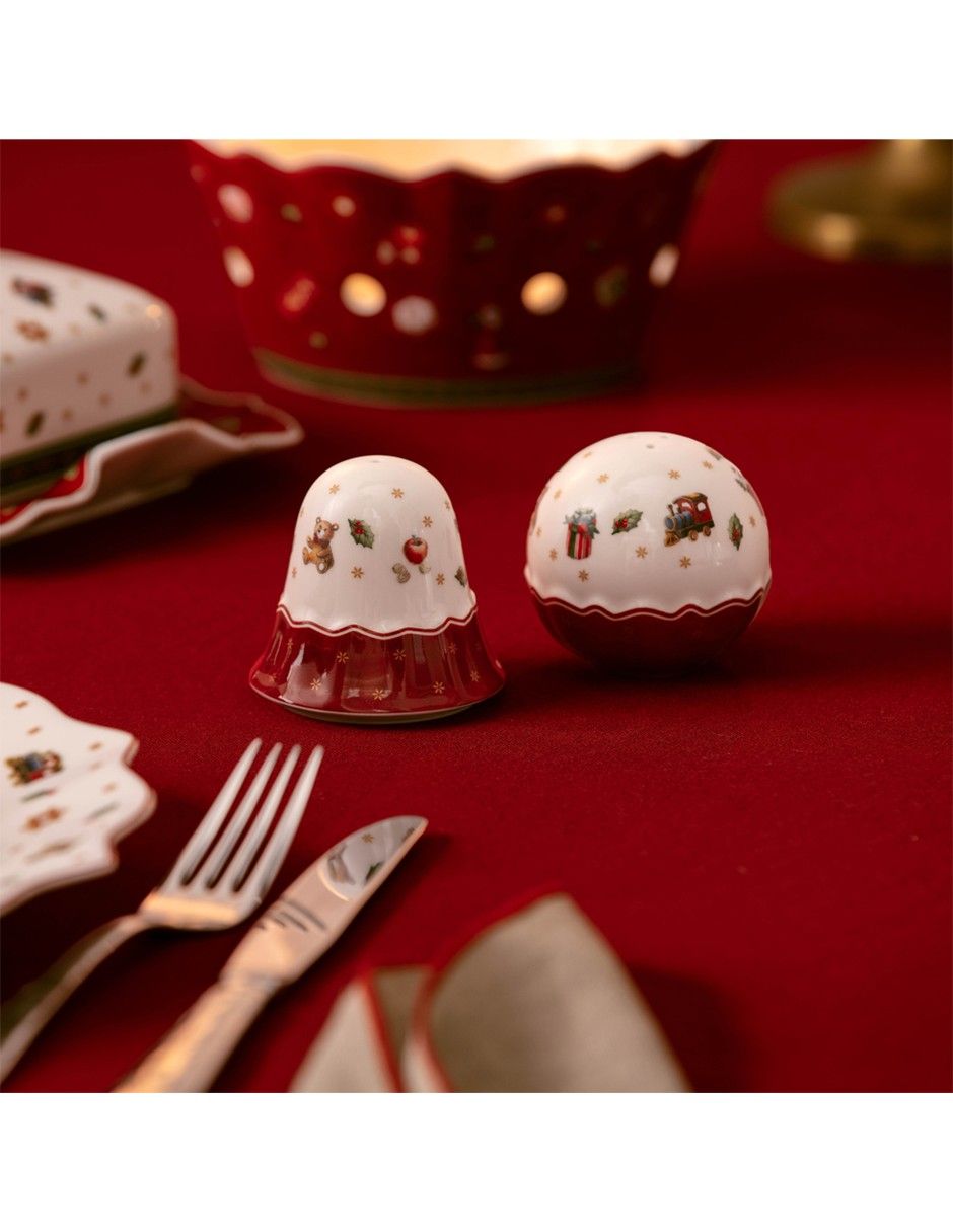 Set salero villeroy & b toys delight de porcelana 2