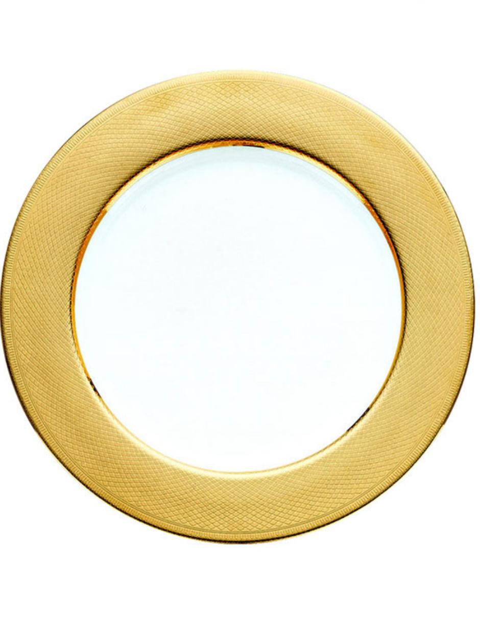 Plato base de porcelana
