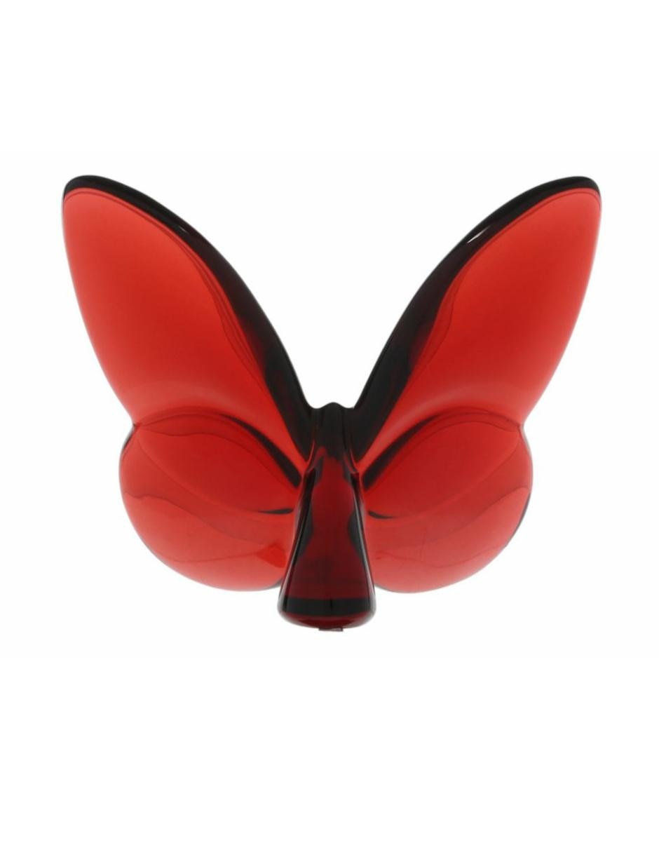 Figura decorativa de mariposa Baccarat Topacio de cristal