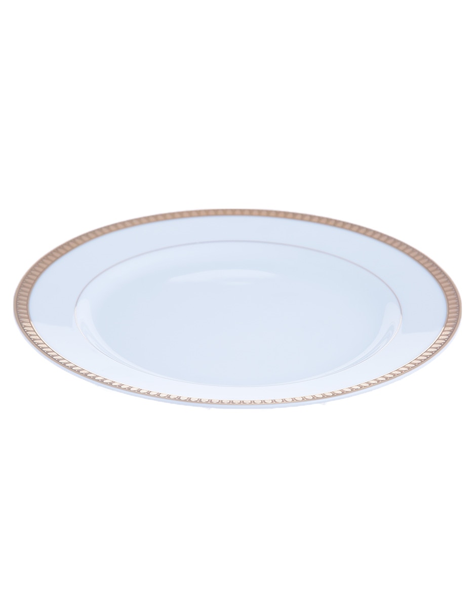 Plato postre de porcelana 1